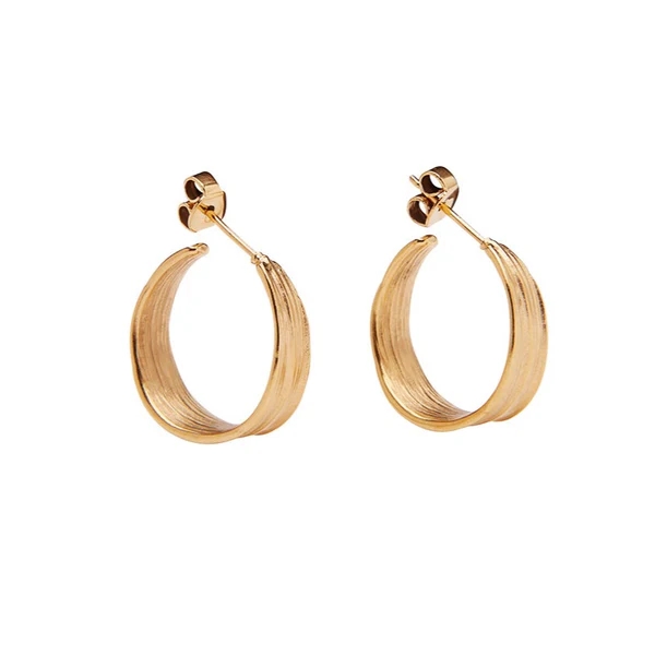 Pico Olive Petit Stud - FG/Goldplated